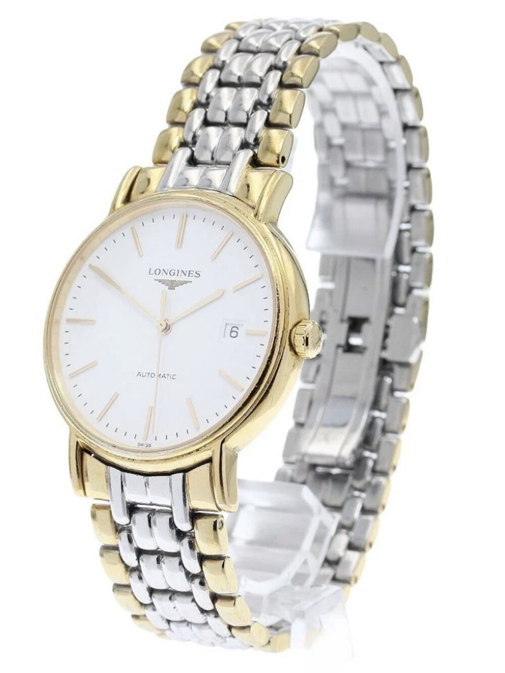 LONGINES Plaisance L4.921.2 Date white Dial Automatic Men's Watch_942506